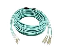 TKGMGTN LC-SC OM3 1-120M 4 núcleos blindado OM3 Patchcord exterior 4 núcleos OM3 10GB puente de fibra óptica Cable interior exterior LC-ST(LC-SC 2m 3pcs)
