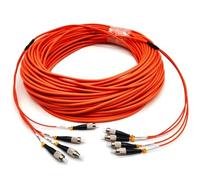TKGMGTN Paquete de puente de fibra de 4 núcleos OM1 OM2 interior LC-LC 15m 50m multimodo 20m 10m 50m 5m 4C FC SC ST cable de conexión óptica naranja P-fibra(OM2 SC-SC 25m)