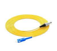 TKGMGTN Puente de fibra óptica FC-SC 10 Uds 1-30m cable de conexión monomodo 20M 15M 10M cable de extensión simple FTTH(FC-SC 50m 1pcs)