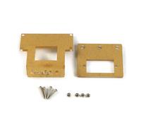 Tkidplw 1 kit de montaje de soporte de montaje SG90 MicroServo para barcos de servo estándar SG90, soporte de montaje transparente