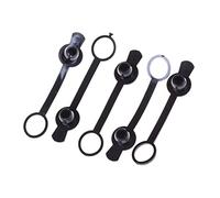 Tkidplw 10 piezas/5 piezas de silicona suave impermeable para enchufes DC022B, tapones a prueba de polvo, tapas protectoras impermeables