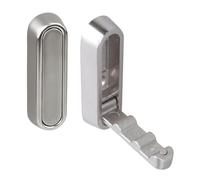 Tkidplw 2 ganchos plegables resistentes para abrigos, toallas, sombreros, mochilas, ganchos de pared plegables de aleación de aluminio, gancho de pared plegable para colgar ropa