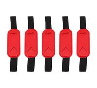 Tkidplw 5 fundas de cuero multifuncionales con bandas elásticas para diario, cuaderno, banda elástica para bolígrafo, Red