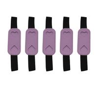 Tkidplw 5 fundas de cuero multifuncionales con bandas elásticas para diario, cuaderno, banda elástica para bolígrafo, Purple