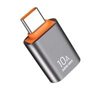 Tkidplw Adaptadores de carga USB A a C a adaptador C, fácil conexión para cámaras y auriculares, adaptador de accesorios de transferencia de datos de velocidad