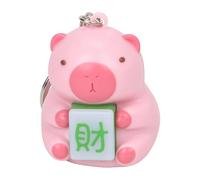 Tkidplw Adorable llavero con diseño de Capybaras con luz LED brillante y funcionalidad de sonido lúdico para niños, llavero con sonido de animales, llavero LED Capybaras, a, Glow and sound