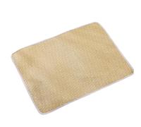 Tkidplw Alfombrilla de refrigeración para clima cálido, tejido de ratán para perros y gatos, almohadilla de cama transpirable, varios tamaños, fácil de limpiar, almohadilla de refrigeración de