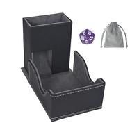 Tkidplw Bandeja de dados plegable resistente al agua con base antideslizante para juegos compactos de noche de juego