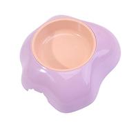 Tkidplw Base - Cuencos para perros con forma de yema de huevo, alimentación lenta, cuenco de agua para cachorros, plato de comida de interior, cuencos para perros grandes, plásticos