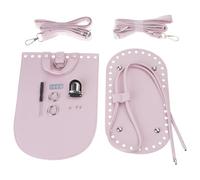 Tkidplw Base de bolsa de piel sintética con correa ajustable, juego de suministros de manualidades de ganchillo para mochilas, bolsos, proyectos de artesanía, regalo para principiantes, kit de