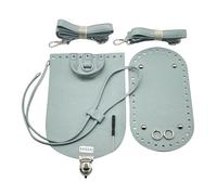 Tkidplw Base de bolsa de piel sintética con correa ajustable, juego de suministros de manualidades de ganchillo para mochilas, bolsos, proyectos de artesanía, regalo para principiantes, kit de