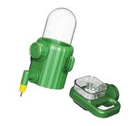 Tkidplw Bebedero para pájaros y alimentador de alimentos que ahorra espacio para jaula de pájaros, fácil recarga, accesorios de riego automático para mascotas, dispositivo de bebida