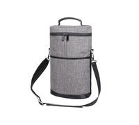 Tkidplw Bolsa de vino aislada con correa de hombro regulable y divisor extraíble, durabilidad Oxfords enfriadores para picnics al aire libre, compactos, senderismo, bebidas