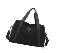 Tkidplw Bolsa deportiva de gran capacidad para fitness, viajes, fines de semana, bolsa de mano para vacaciones, viajes, equipaje con compartimento para zapatos, fitness, gimnasio, deporte, Black, Mass