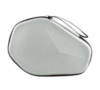 Tkidplw Bolsa portátil para raquetas de tenis de mesa, hexagonal, bolsa de almacenamiento de palas, impermeable, con cremallera, con capacidad para 2 raquetas, portátil, impermeable, con cremallera