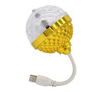 Tkidplw Bombilla LED giratoria portátil, varios modos, efecto discoteca, equipo de iluminación para fiestas, escenario en casa y celebración, luz de bola pequeña con USB