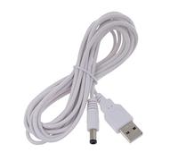 Tkidplw Cable de carga USB DC5V 5,5 x 2,5 mm, USB 2.0 DC5V, enchufe de alimentación 100/200/300 cm
