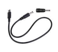 Tkidplw Cable de disparo USB C a 5,5 x 2,1 mm, 3,5 x 1,35 mm para monitores, cámaras cinematográficas y electrónica, cable de alimentación de carga rápida para dispositivos