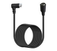 Tkidplw Cable S Video de 5 pines Línea pequeña DIN, Elbow 1.8 METERS | Con cabezal recto / en ángulo recto para cine en casa y uso en viajes, lo que garantiza visión auditiva clara y