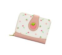 Tkidplw Cartera compacta para mujer, de piel sintética, con tarjetero de gran capacidad, monedero plegable, bolso de mano para mujer, bolso de mano plegable, b, Mass Beauty