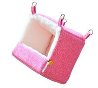 Tkidplw Cómodo refugio calentado por USB para loros, regulador modificable, para colgar en invierno, casa de pájaros calentada por USB