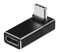 Tkidplw Conectores de cargador USB PD240W 8K 60Hz 40Gbps de velocidad rápida USB C 90 grados macho a hembra adaptadores para portátiles, tabletas, adaptadores USB C
