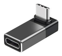 Tkidplw Conectores de cargador USB PD240W 8K 60Hz 40Gbps de velocidad rápida USB C 90 grados macho a hembra adaptadores para portátiles, tabletas, adaptadores USB C