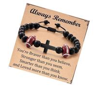 Tkidplw Cordón trenzado de madera hecho a mano para hombre, cuentas de madera natural, cordón tejido negro, deportivo, casual, joyería deportiva, temática deportiva para hombres, talla única, como se