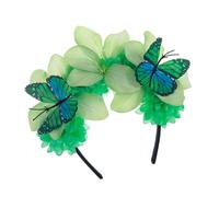 Tkidplw Diademas de mariposa, tocado, sombrero, disfraz de Halloween, coronas para mujeres y niñas, diadema de monarcas, horquilla, disfraces de Halloween