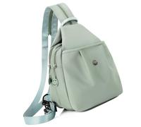 Tkidplw Elegante bolsa de pecho con compartimento secreto y correa ajustable, mochila ligera de nailon para llevar a diario, mochila cruzada ajustable esencial, Green