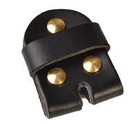 Tkidplw Elegante conector de correa de hebilla de cinturón de cuero con remaches de sujeción para hebilla de pin, mantenimiento de cinturón, suministros de manualidades, conexión de cabeza de cinturón