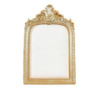 Tkidplw Elegante marco de fotos dorado, bandeja de exhibición de joyas, organizador de aretes de resina, para decoración del hogar, tienda, elegante bandeja de exhibición de joyas para collares