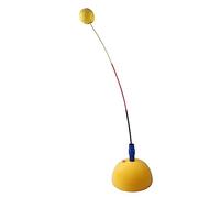 Tkidplw Entrenador de golpe de tenis, equipo de rebote para principiantes, práctica que ayuda a mejorar los golpes con un solo equipo