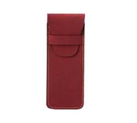 Tkidplw Estuche de cuero retro para bolígrafos, suministros escolares para organizar marcadores y accesorios, bolsa simple retro para estudiantes, a