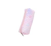 Tkidplw Estuche de poliéster de alta capacidad con lazo para bolígrafos, con cremallera, bolsa de almacenamiento de cosméticos para oficina, escuela, viajes, color pastel, a, Mass Beauty