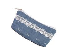 Tkidplw Estuche escolar de lona con estampado floral para marcadores, suministros de arte, bolsa de lona de gran capacidad para la escuela