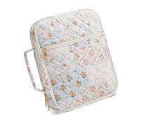 Tkidplw Funda organizadora de algodón reutilizable, diseño plano, espacio de almacenamiento adicional, estudio, hogar, viajes, funda acolchada para mujer, Color a cuadros, Talla única
