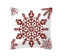 Tkidplw Fundas de cojín decorativas de Navidad, cómodas y lavables, para sala de estar, dormitorio, oficina, 1 unidad, decoración de sala de estar de temporada
