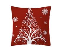 Tkidplw Fundas de cojín decorativas de Navidad, cómodas y lavables, para sala de estar, dormitorio, oficina, 1 unidad, decoración de sala de estar de temporada