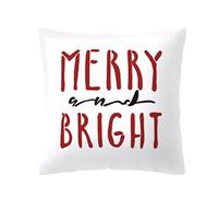 Tkidplw Fundas de cojín decorativas de Navidad, cómodas y lavables, para sala de estar, dormitorio, oficina, 1 unidad, decoración de sala de estar de temporada