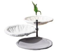 Tkidplw Hamaca ajustable para gatos para escritorio, ahorro de espacio, marco de acero, cama ergonómica para mascotas para hamaca pequeña ajustable