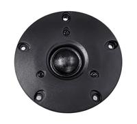 Tkidplw Juego de altavoces profesionales de alta frecuencia de 4 pulgadas, respuesta de frecuencia amplia, construcción de metal, durabilidad, tweeter auditivo externo de gama alta