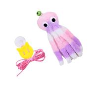 Tkidplw Juguete chirriante colgante de peluche con sonido interactivo para jugar de forma segura e interactiva, juguete chirriante