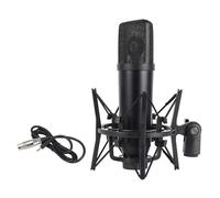 Tkidplw Micrófonos de condensador profesional de estudio con diafragma de metal para capturas de sonido claras, micrófono de condensador XLR profesional con diafragma de metal