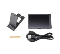 Tkidplw Pantalla secundaria USB C de metal de 3.5 pulgadas, visión clara y dinámica, conexión perfecta para solución de doble monitor, pantalla auxiliar dinámica
