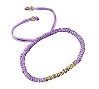Tkidplw Pulsera de cuerda trenzada ajustable, unisex, ligera, cómoda, regalo de joyería, accesorio de moda para uso diario, ligero, ajustable, uso diario, talla única, como se describe