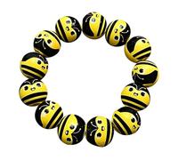 Tkidplw Pulsera de madera con cuentas de madera para Halloween, diseño de gotas de sangre, calabaza, cadena de mano para mujer, elegante Halloween, talla única, como se describe