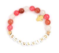 Tkidplw Pulseras creativas de cuentas acrílicas con colgante, ajustable, ligera, joyería de muñeca para mujeres y adolescentes, adolescentes, niñas, cuentas de letras de moda, talla única, como se