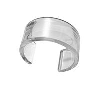 Tkidplw Resina de diseños simples, materiales resistentes, accesorio versátil, ideal para atuendos casuales o formales, joyería minimalista de moda, talla única, como se describe