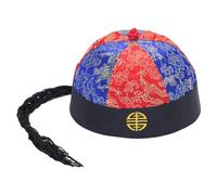 Tkidplw Sombrero chino para disfraces y accesorios de fotografía para juegos de rol y teatro, sombrero de emperadores feudales